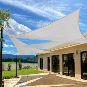 Prohibited From Sale On Amazon XISHAN 12'X12'X17' Light Grey,Mocha HDPE Sunshade Sail, 160 Grams