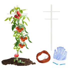 1PC 7FT Hollow T-profile Climbing Trellis, Stable And Durable, Perfect For Climbing Plants, A Modern Garden Decoration.