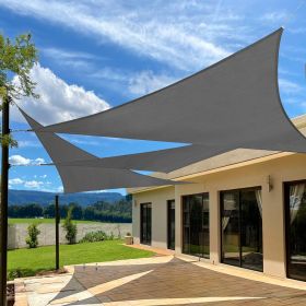 Prohibited From Sale On Amazon XISHAN 12'X12'X12' Dark Grey,Rust Red,Light Grey,Dark Green,Sand HDPE Sunshade Sail, 160 Grams