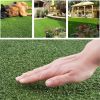 5x10FT Artificial Grass Turf 0.6" Indoor Outdoor Astroturf Fake Grass with Drain Holes, for Dog and Garden Patio