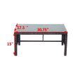 Outdoor patio Furniture 1 Coffee Table with clear tempered glass