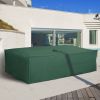 Patio Sectional Lounge Set Cover, 97"x65"x26", Heavy Duty Waterproof Outdoor Furniture Sofa Cover, Dark Green