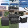 STARTWO Outdoor Furniture Cover Waterproof, 4 Piece Patio Furniture Set Cover for Outside Couch,