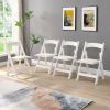 Upholstered folding chair, space saving, easy to carry, 4PCS, Dining room