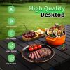 Camping Table That Fold up Lightweight, Aluminum Folding Table Roll Up Table with Easy Carrying Bag for Indoor, Outdoor, Camping, Backyard, BBQ, Party