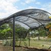 30% Sun-Block Shade Cloth Net Mesh Shade with Clips for Garden Patio and Plants in Black