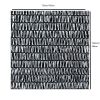 30% Sun-Block Shade Cloth Net Mesh Shade with Clips for Garden Patio and Plants in Black