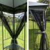 13x10 Outdoor Patio Gazebo Canopy Tent With Ventilated Double Roof And Mosquito net(Detachable Mesh Screen On All Sides); Suitable for Lawn;  Garden;