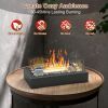 Portable Tabletop Fire Pit with Roasting Sticks - Indoor Outdoor Ethanol Fireplace for Christmas, Party, Wedding, Patio, Backyard, Balcony Decor